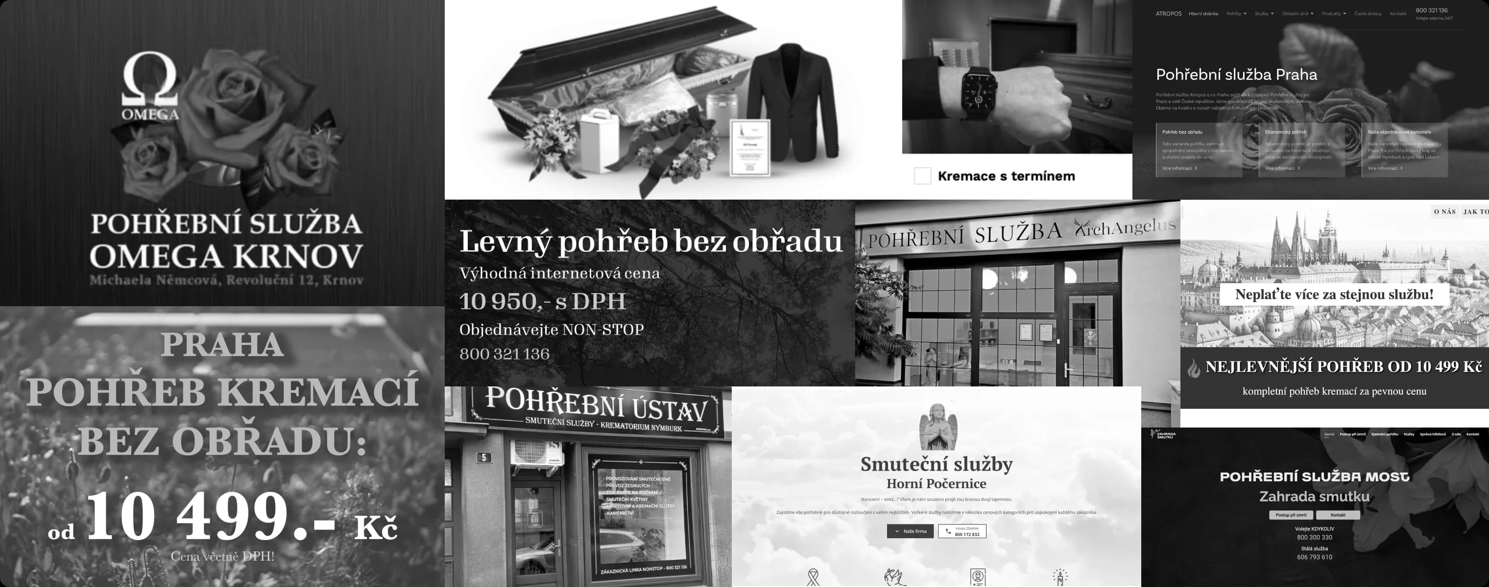 Komunikace pohřebních služeb – převládající vizuální jazyk oboru