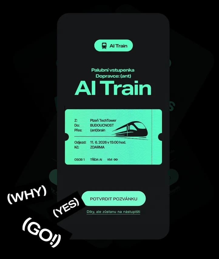 AI Train - palubní vstupenka