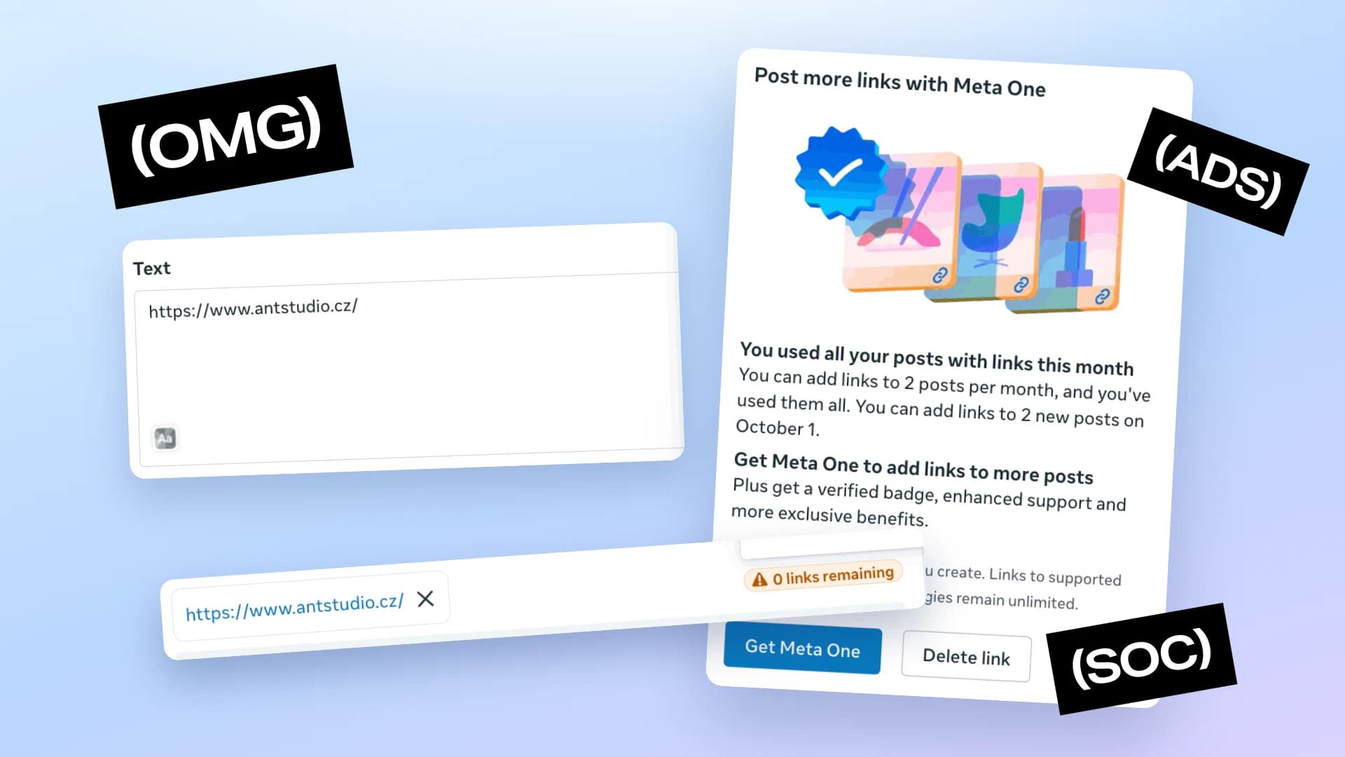 Facebook omezuje odkazy: dva příspěvky měsíčně. Co s tím?